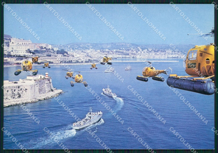 GdF Guardia di Finanza Militari Elicotteri Navi FG cartolina KF0286 – fronte