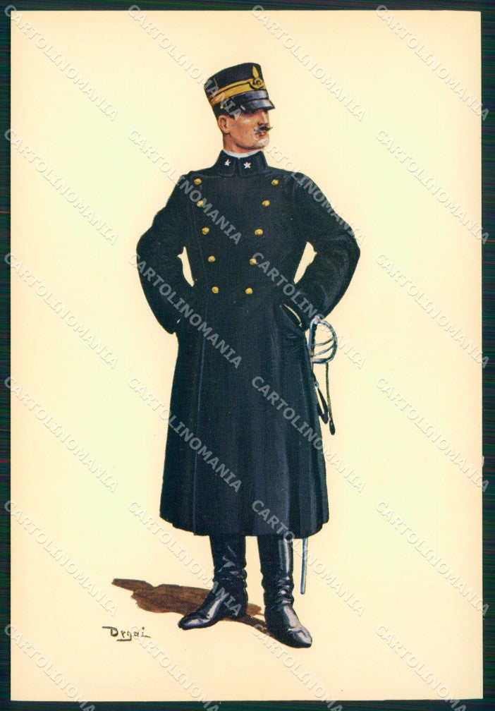 GdF Guardia di Finanza Militari Degai Uniforme FG cartolina KF0304 – fronte