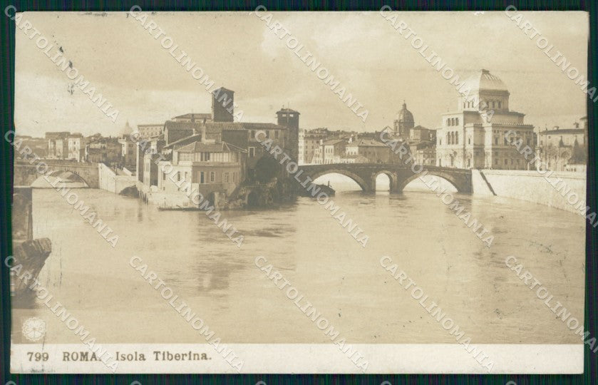 Roma Città Judaica Jewish Synagogue Real Photo postcard KF0563 – fronte