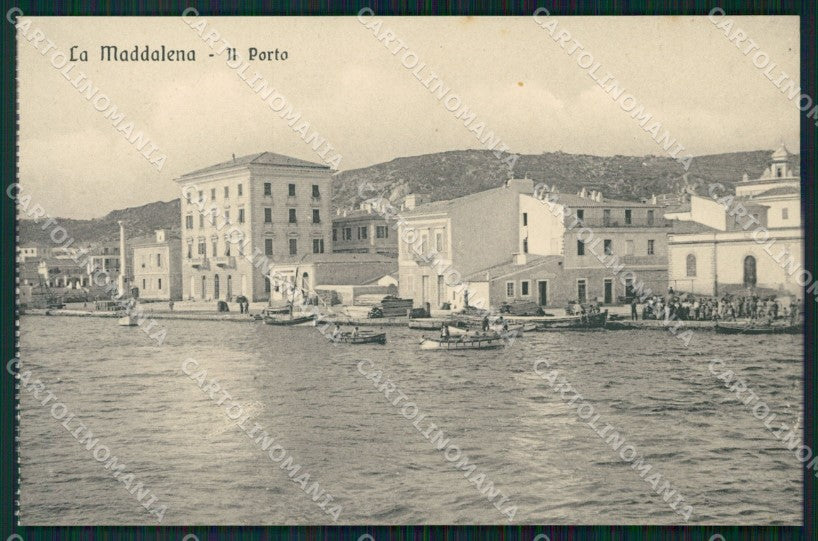 Sassari La Maddalena Porto postcard KF1165 – fronte