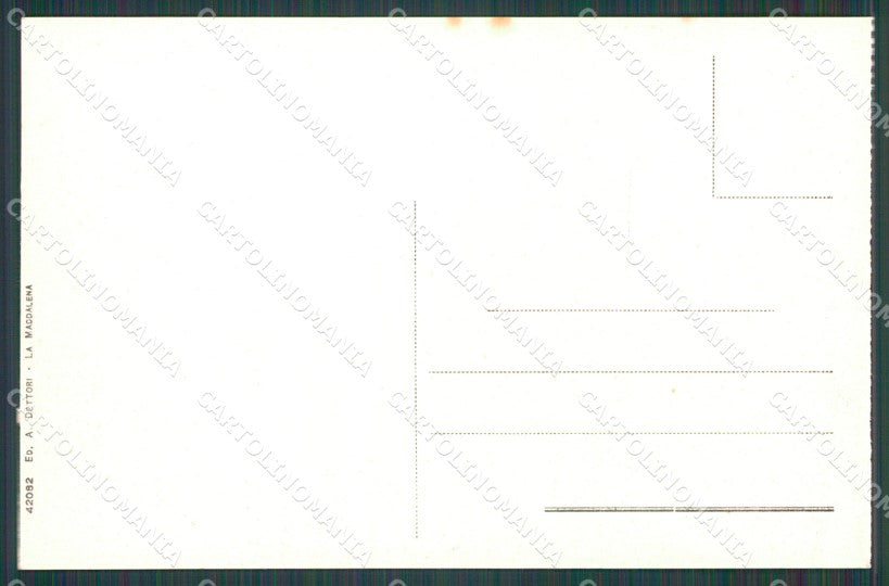 Sassari La Maddalena Porto postcard KF1165 – retro