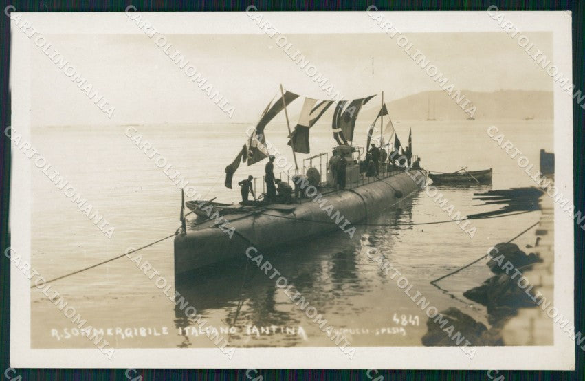 La Spezia Sommergibile Tantina Foto postcard KF1180 – fronte