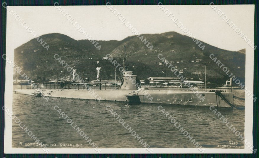 La Spezia Sommergibile Squalo Foto postcard KF1184 – fronte
