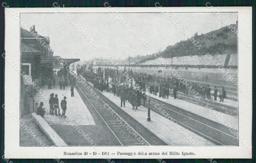 Padova Monselice Stazione Treno Milite Ignoto postcard KF1187 – fronte