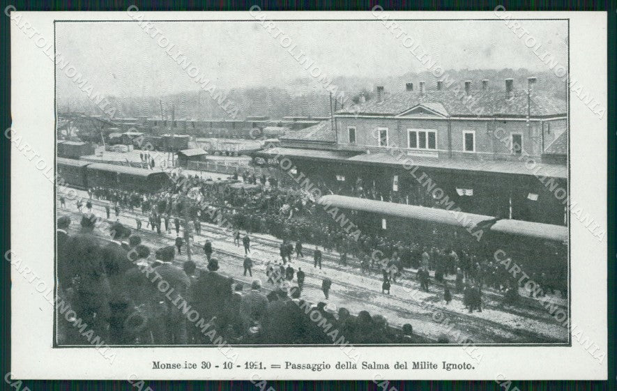 Padova Monselice Stazione Treno Milite Ignoto postcard KF1188 – fronte