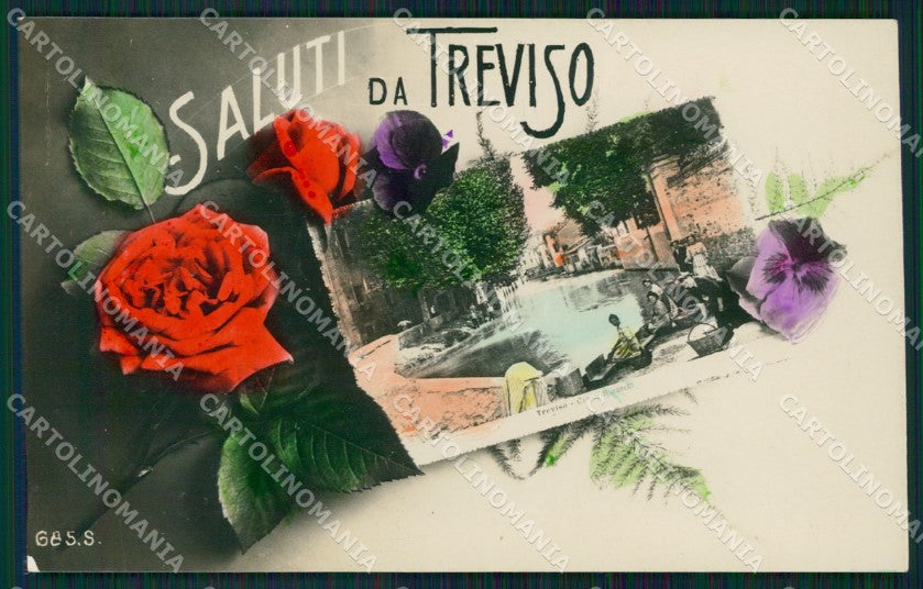 Treviso Città Saluti da Foto postcard KF1193 – fronte