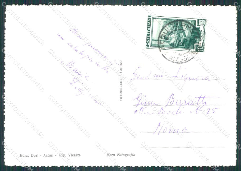Alessandria Acqui Terme Foto FG cartolina KF1528 – retro