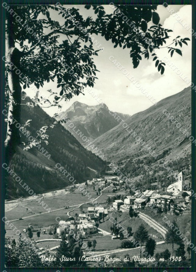 Cuneo Bagni di Vinadio Valle Stura Foto FG cartolina KF1556 – fronte