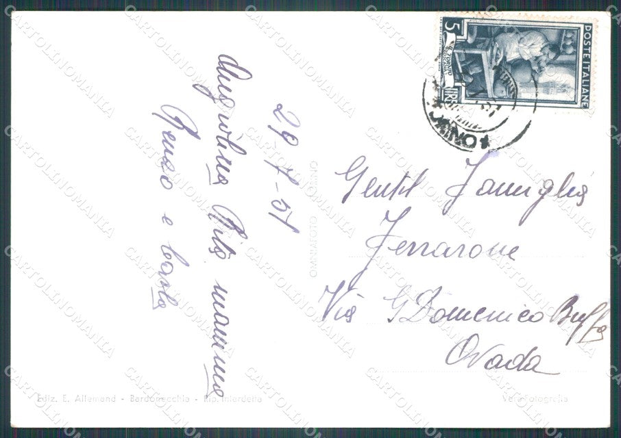 Torino Bardonecchia Colle del Fregius Foto FG cartolina KF1557 – retro