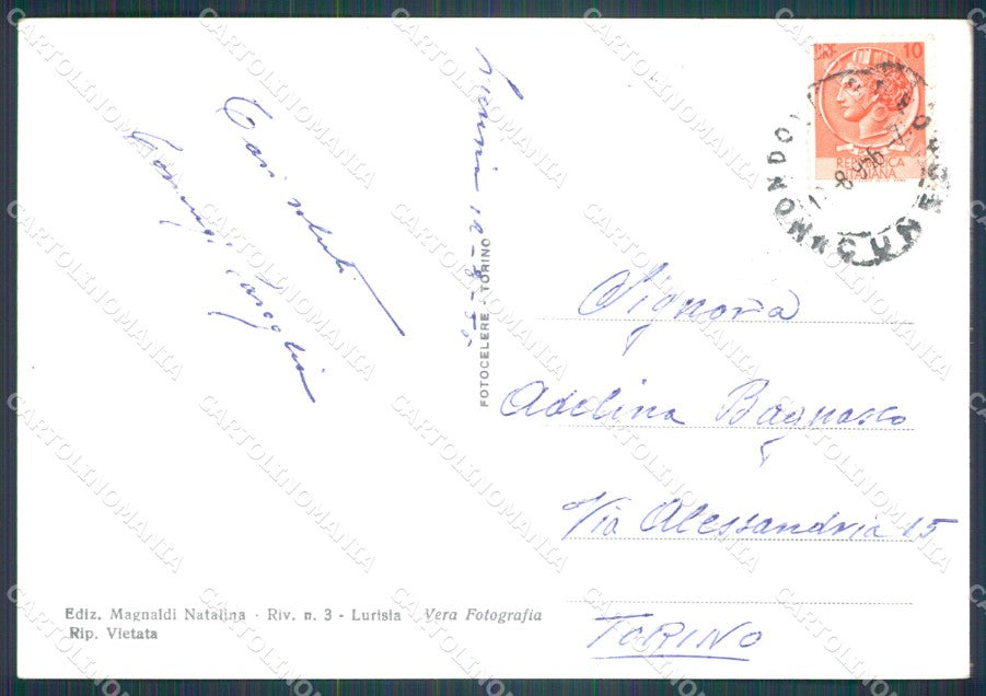 Cuneo Roccaforte Mondovì Lurisia Foto FG cartolina KF1569 – retro