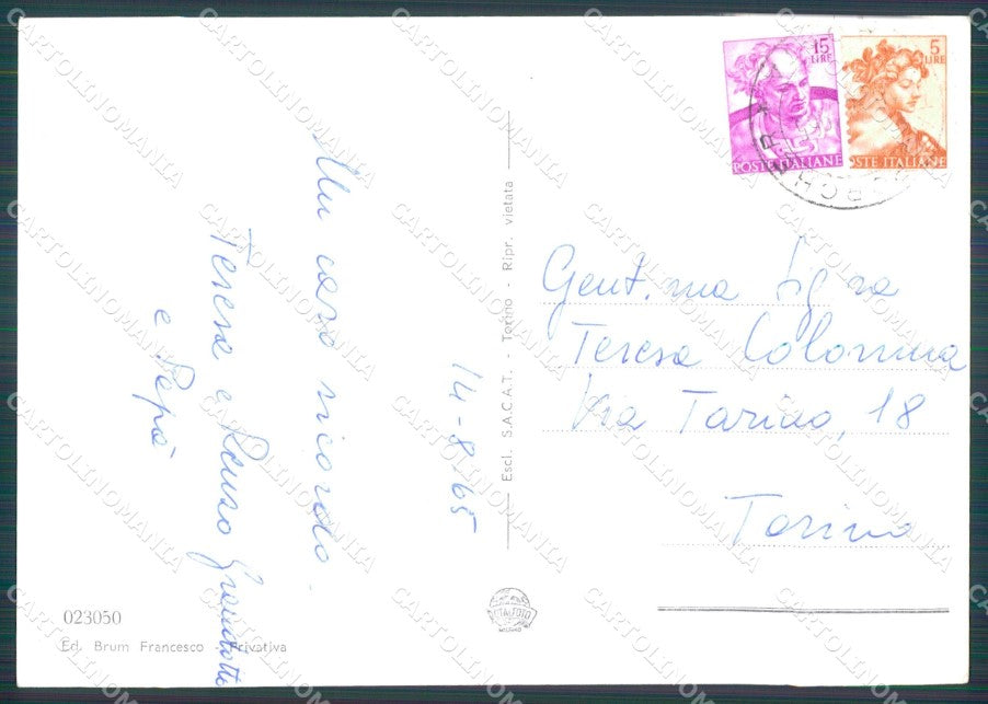 Aosta Champorcher Foto FG cartolina KF1577 – retro