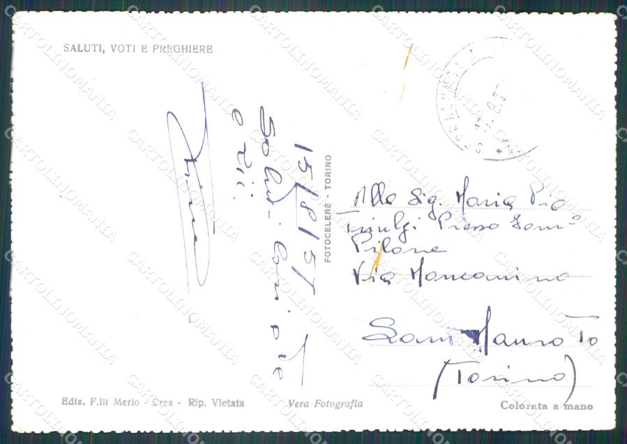Alessandria Crea Basilica Foto FG cartolina KF1580 – retro