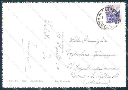 Alessandria Acqui Terme PIEGHINE Foto FG cartolina KF1581 – retro
