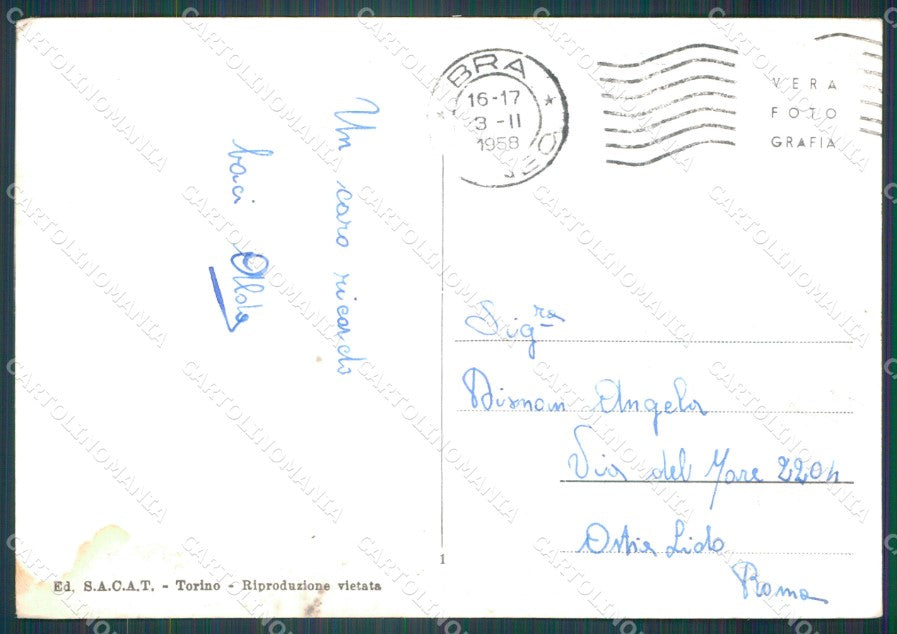 Cuneo Brà ABRASA Foto FG cartolina KF1583 – retro