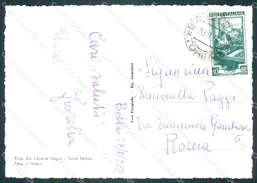 Torino Bobbio Pellice Brie Bariound Foto FG cartolina KF1590 – retro