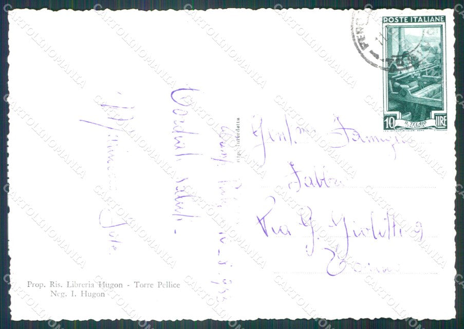 Torino Prali Foto FG cartolina KF1592 – retro