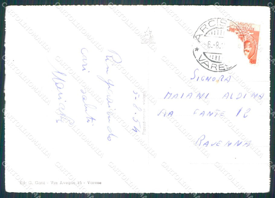 Varese Arcisate PIEGHINA Foto FG cartolina KF1601 – retro
