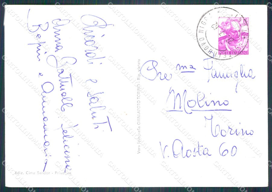 Torino Castelnuovo Nigra Quinzeina Verzel Foto FG cartolina KF1603 – retro