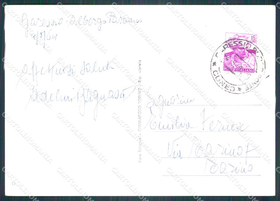 Cuneo Garessio Tanaro Foto FG cartolina KF1604 – retro