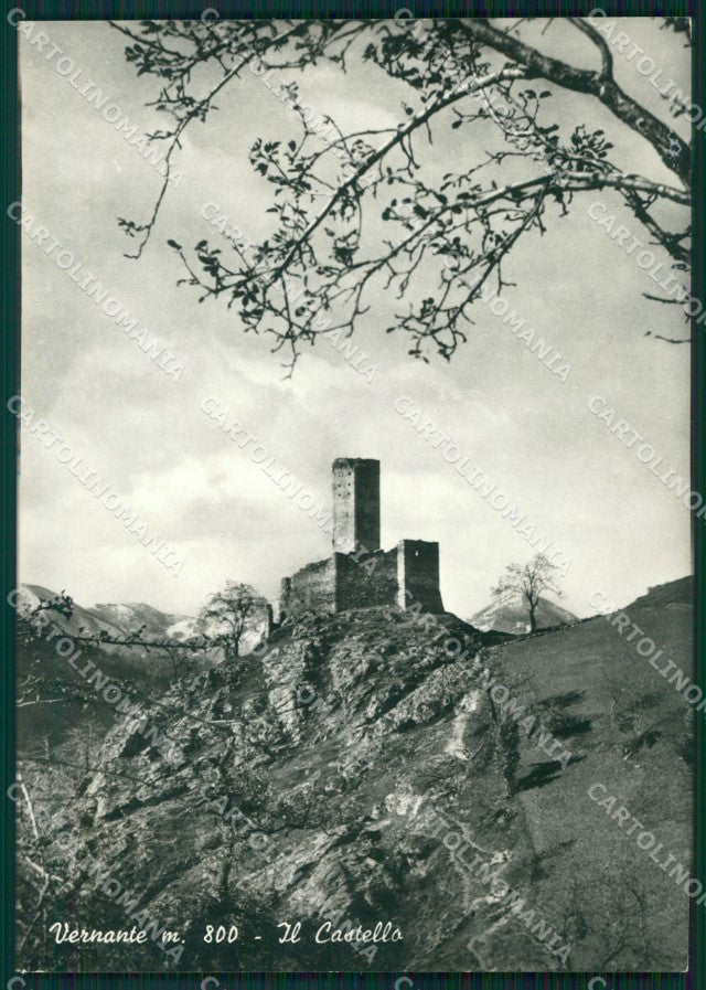 Cuneo Vernante Castello di Foto FG cartolina KF1606 – fronte
