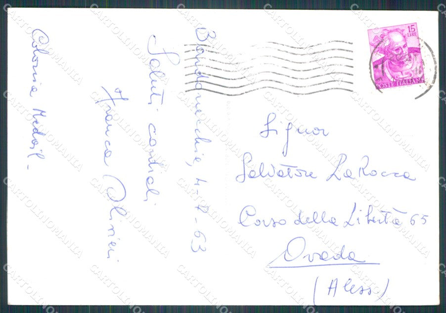 Torino Bardonecchia Colonia Foto FG cartolina KF1617 – retro