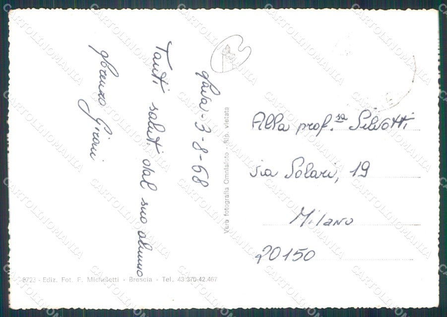 Brescia Malonno Loritto di Foto FG cartolina KF1620 – retro