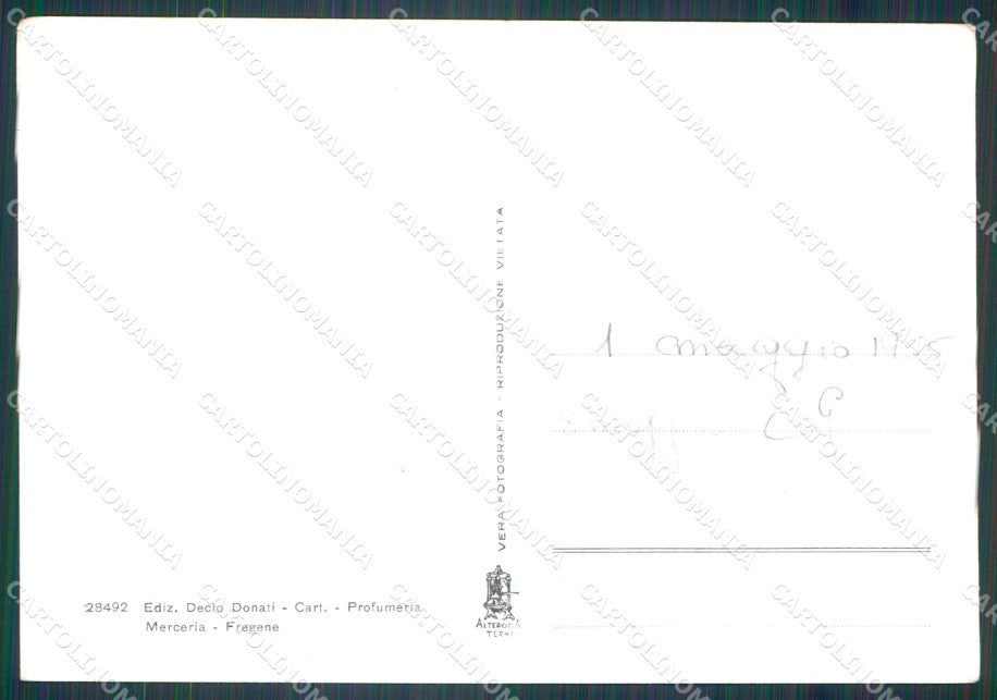Roma Fiumicino Fregene PIEGHE Foto FG cartolina KF1632 – retro
