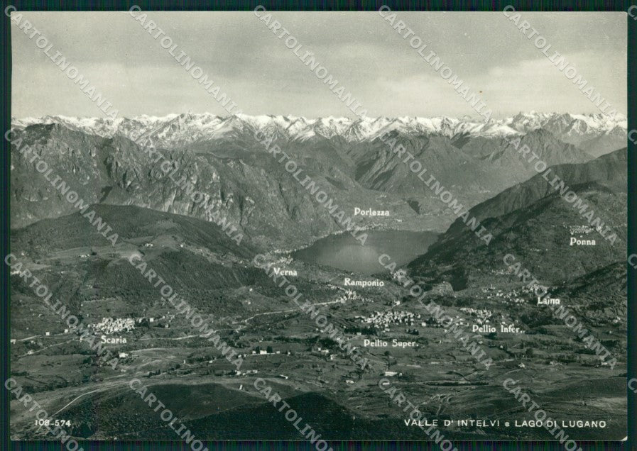 Como Lanzo d'Intelvi Lago di Lugano Foto FG cartolina KF1643 – fronte