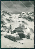 Cuneo Castelmagno Valle Grana Santuario Nevicata Foto FG cartolina KF1645 – fronte