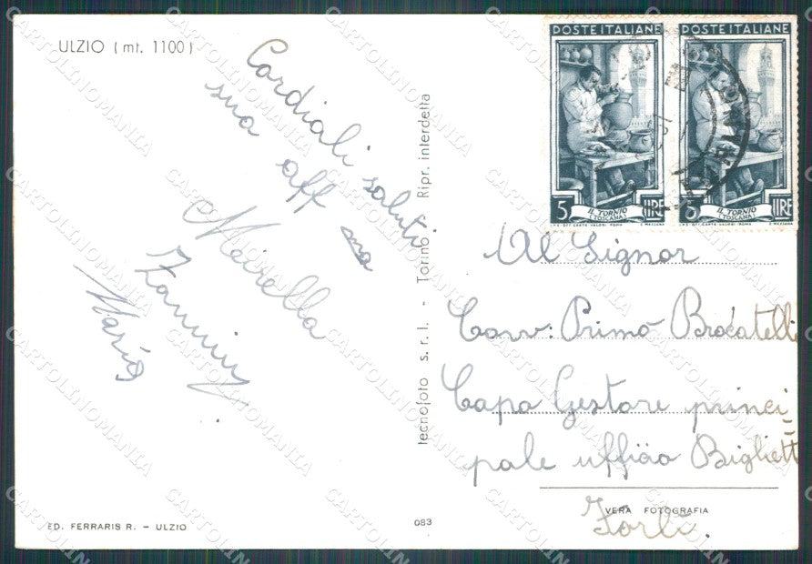 Torino Oulx Foto FG cartolina KF1651 – retro