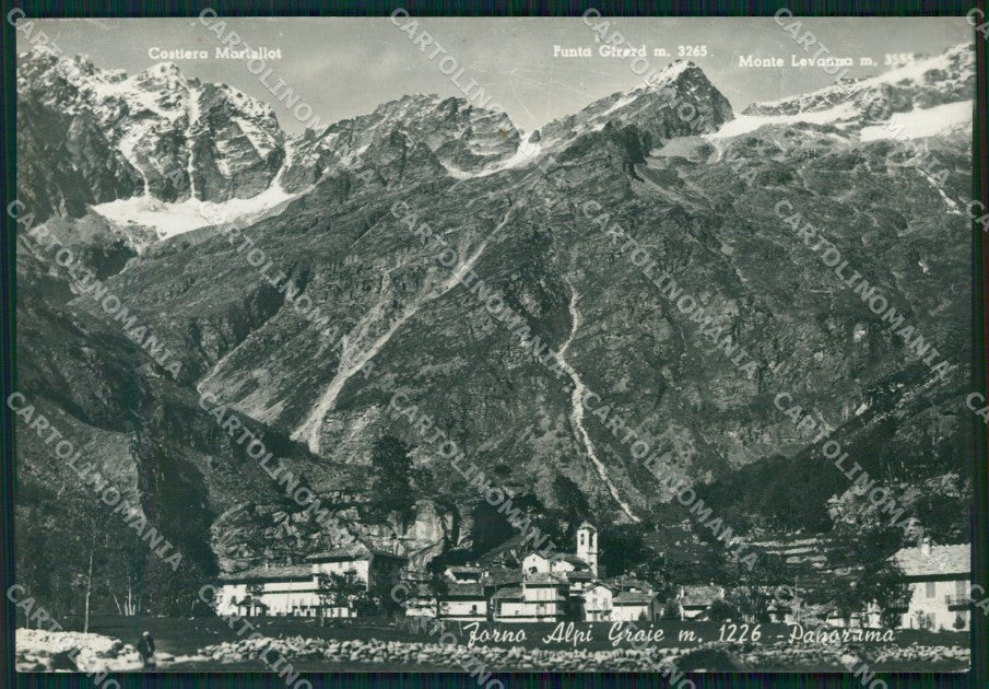 Torino Groscavallo Forno Alpi Graie STRAPPINO Foto FG cartolina KF1659 – fronte