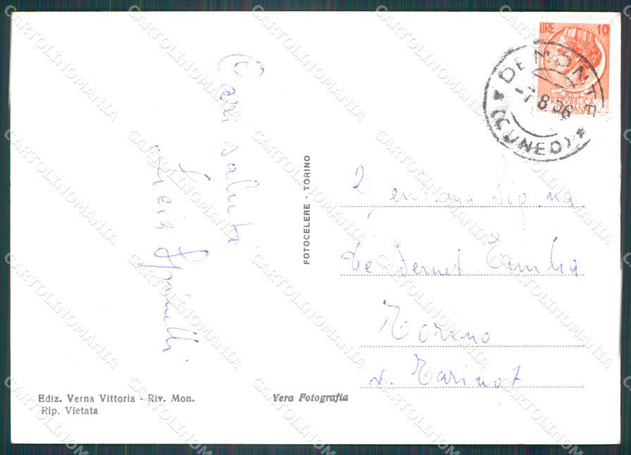 Cuneo Demonte Foto FG cartolina KF1662 – retro