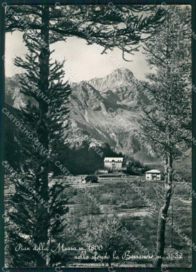 Torino Piano della Mussa Bessanese PIEGHINA Foto FG cartolina KF1680 – fronte