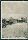 Torino Claviere Nevicata PIEGHINA ABRASA Foto FG cartolina KF1683 – fronte