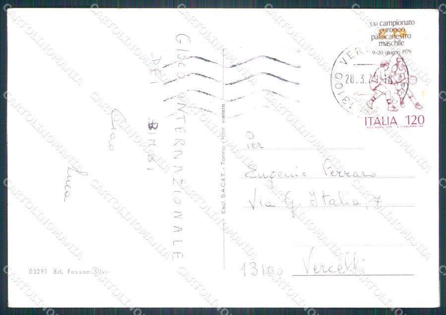 Aosta Ayas Champoluc PIEGHINA Foto FG cartolina KF1688 – retro