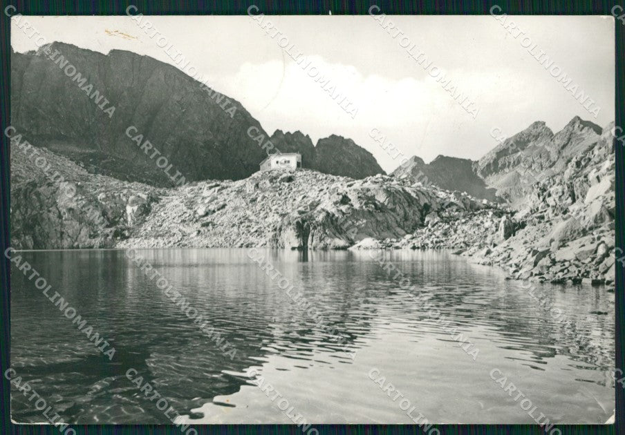 Cuneo Valdieri Valle Gesso Rifugio Questa Lago Portette Foto FG cartolina KF1695 – fronte