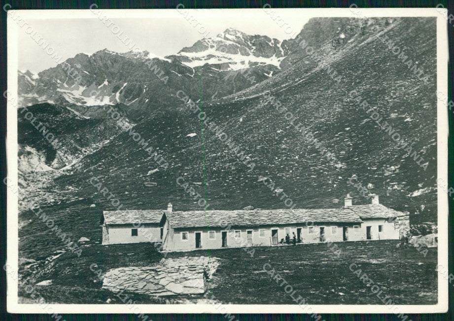 Aosta Cogne Lauson Rifugio Vittorio Sella Cai Foto FG cartolina KF1699 – fronte