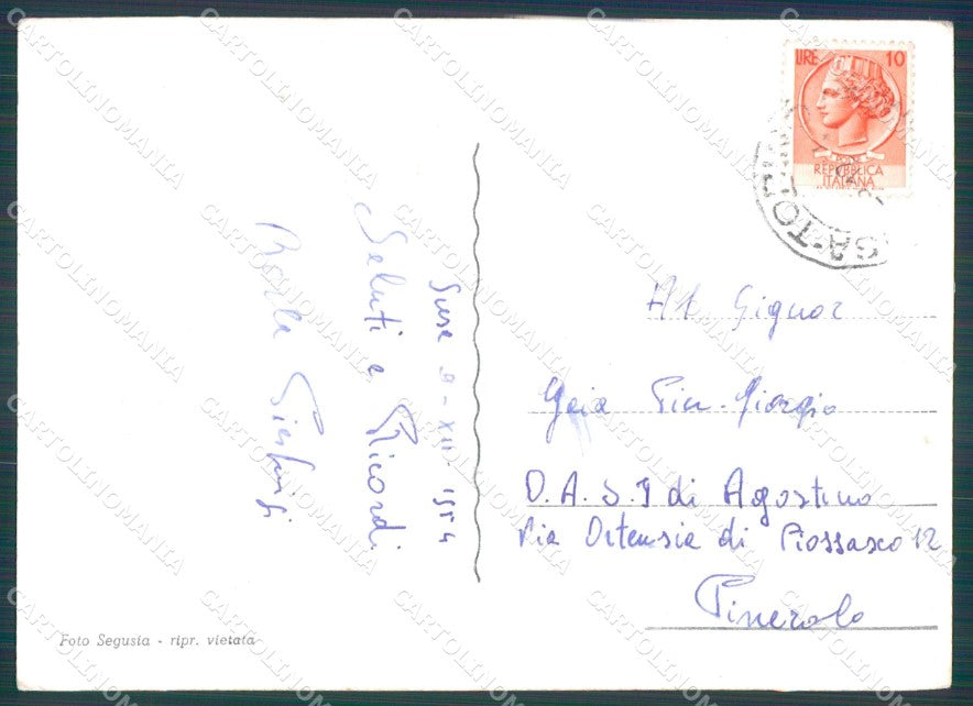 Torino Susa PIEGHINA Foto FG cartolina KF1707 – retro