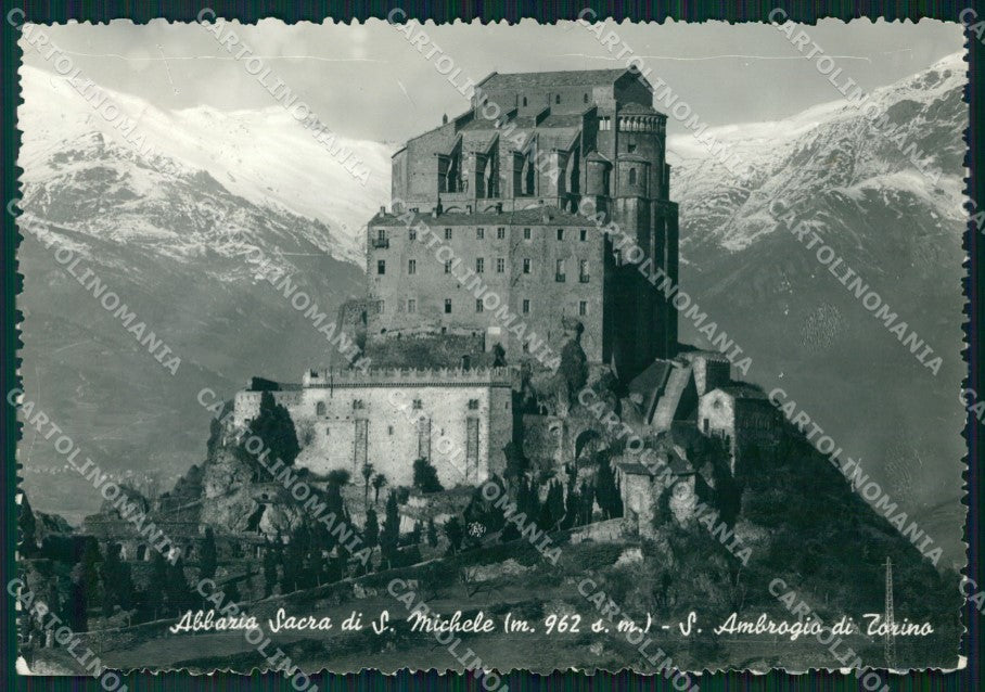 Torino Sant'Ambrogio di Abbazia Sacra di San Michele Foto FG cartolina KF1710 – fronte