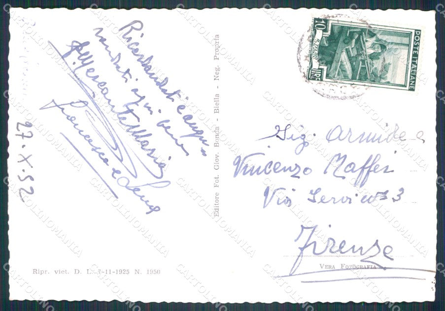 Biella Città Foto FG cartolina KF1716 – retro