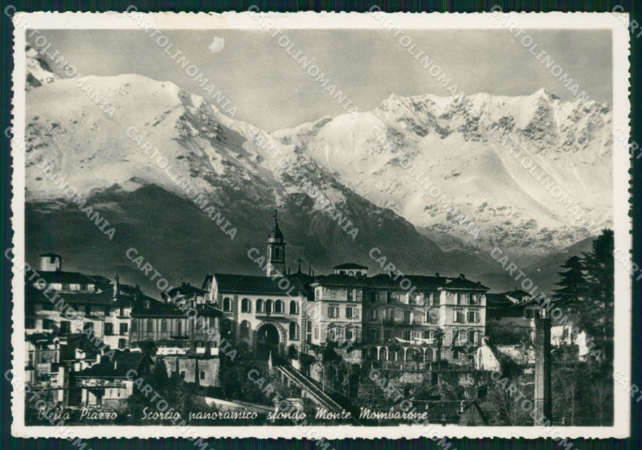 Biella Città Monte Mombarone Foto FG cartolina KF1718 – fronte