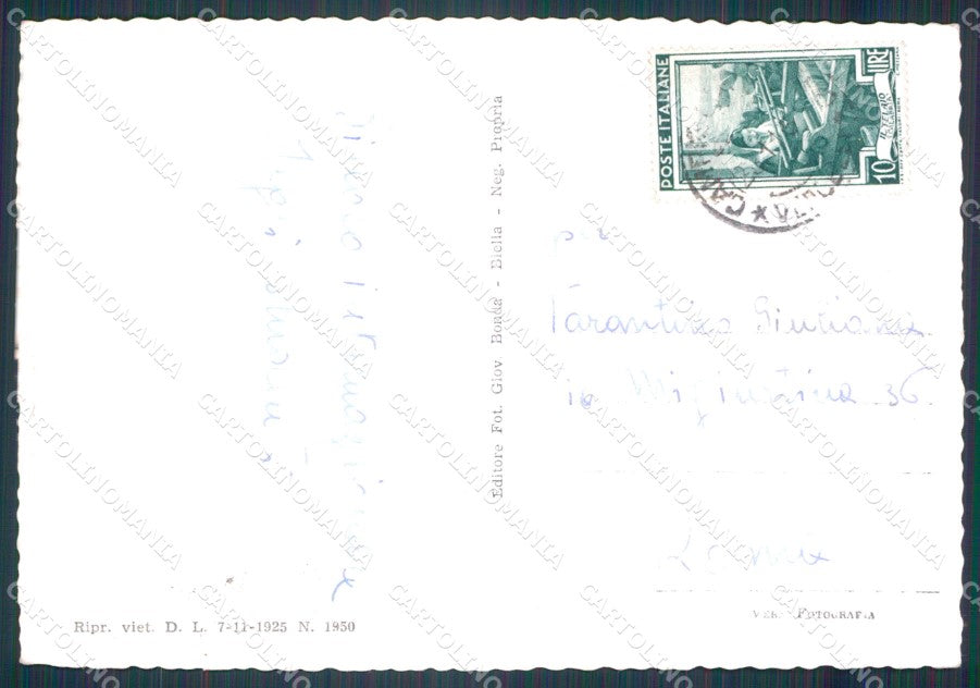 Biella Campiglia Cervo Foto FG cartolina KF1720 – retro