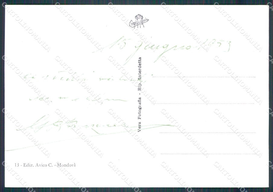 Cuneo Mondovì Foto FG cartolina KF1731 – retro