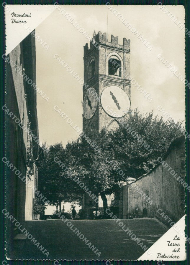 Cuneo Mondovì Torre Belvedere Foto FG cartolina KF1738 – fronte