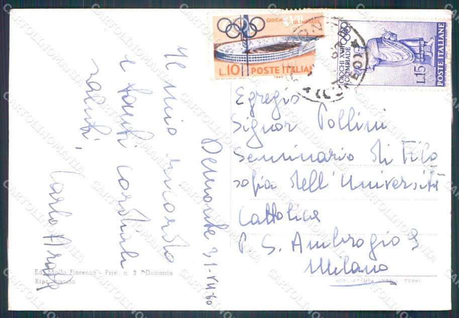 Cuneo Demonte PIEGHINE Foto FG cartolina KF1742 – retro