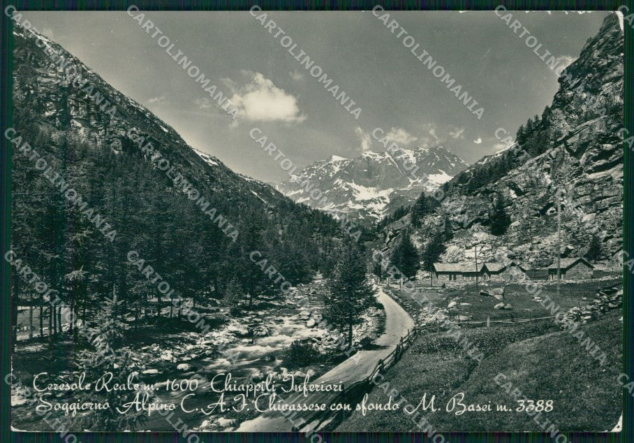 Torino Ceresole Reale Chiappili Inferiore PIEGA Foto FG cartolina KF1759 – fronte