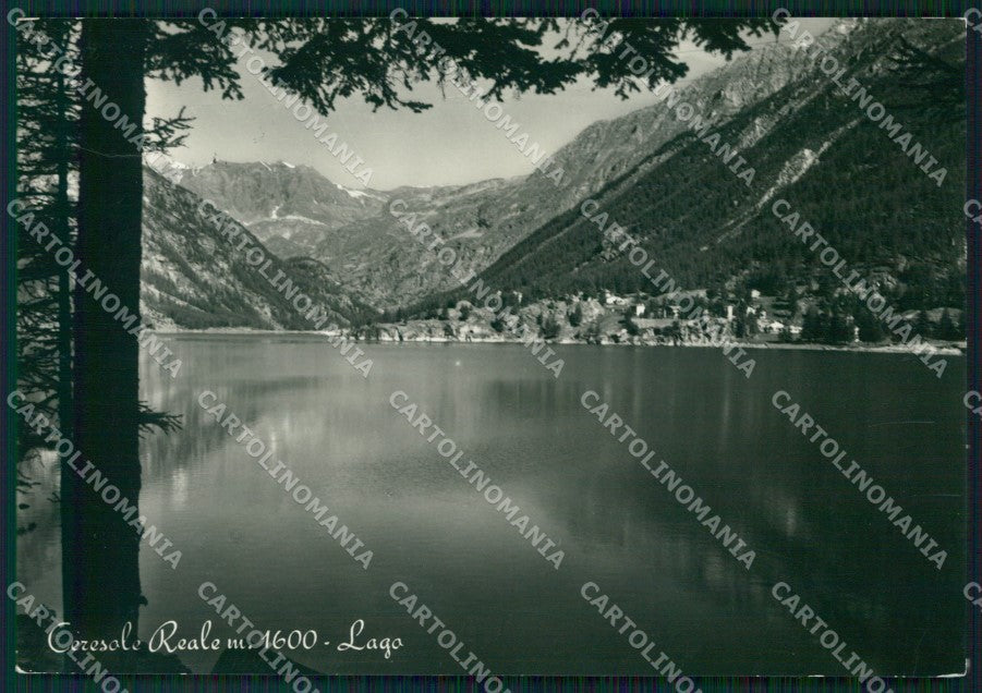 Torino Ceresole Reale Lago di PIEGHINA Foto FG cartolina KF1760 – fronte