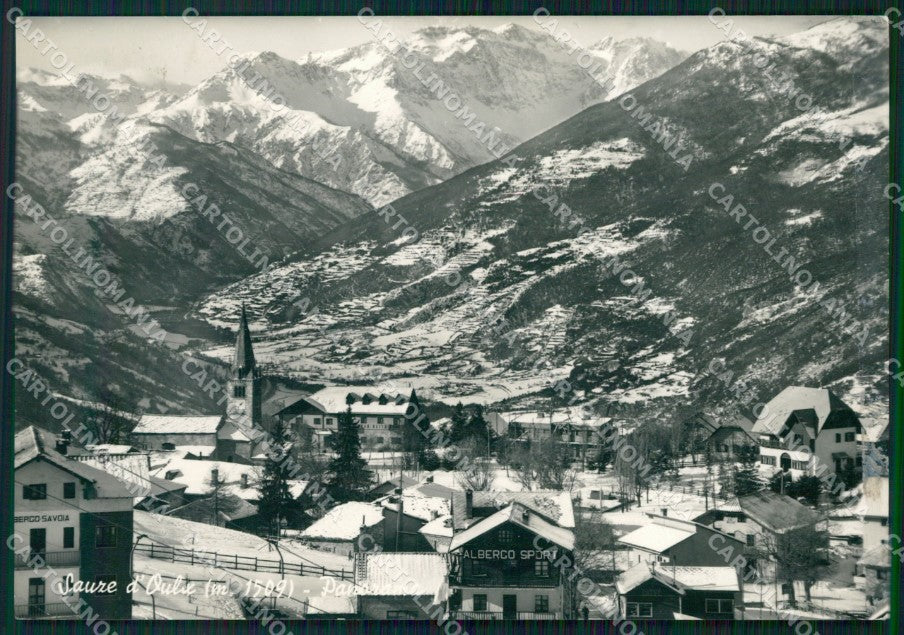 Torino Sauze d'Oulx Nevicata Foto FG cartolina KF1775 – fronte