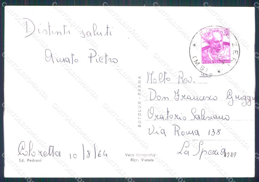 Massa Carrara Zeri FORI Foto FG cartolina KF1816 – retro