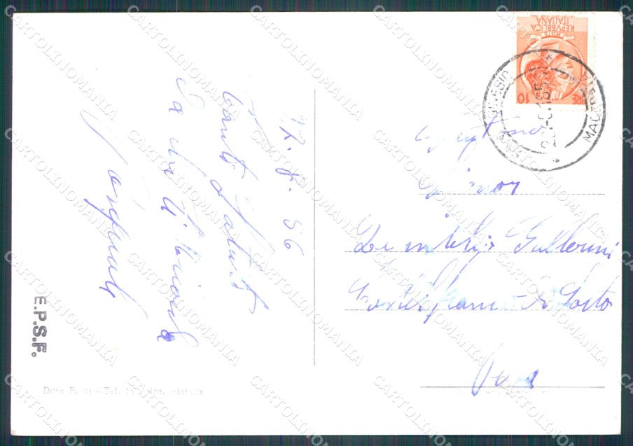 Macerata San Ginesio Saluti da Foto FG cartolina KF1828 – retro